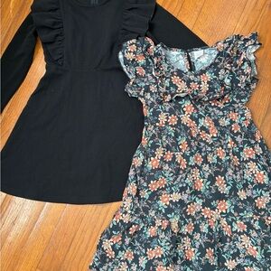 Floral and Black Girls Dress Bundle